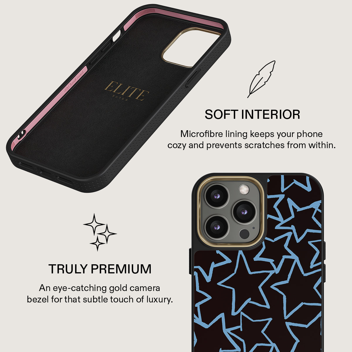 Stardust – Coque iPhone 14 Pro