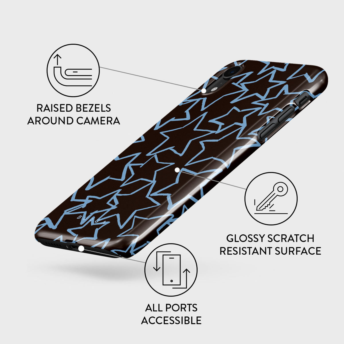 Stardust - Coque iPhone XR