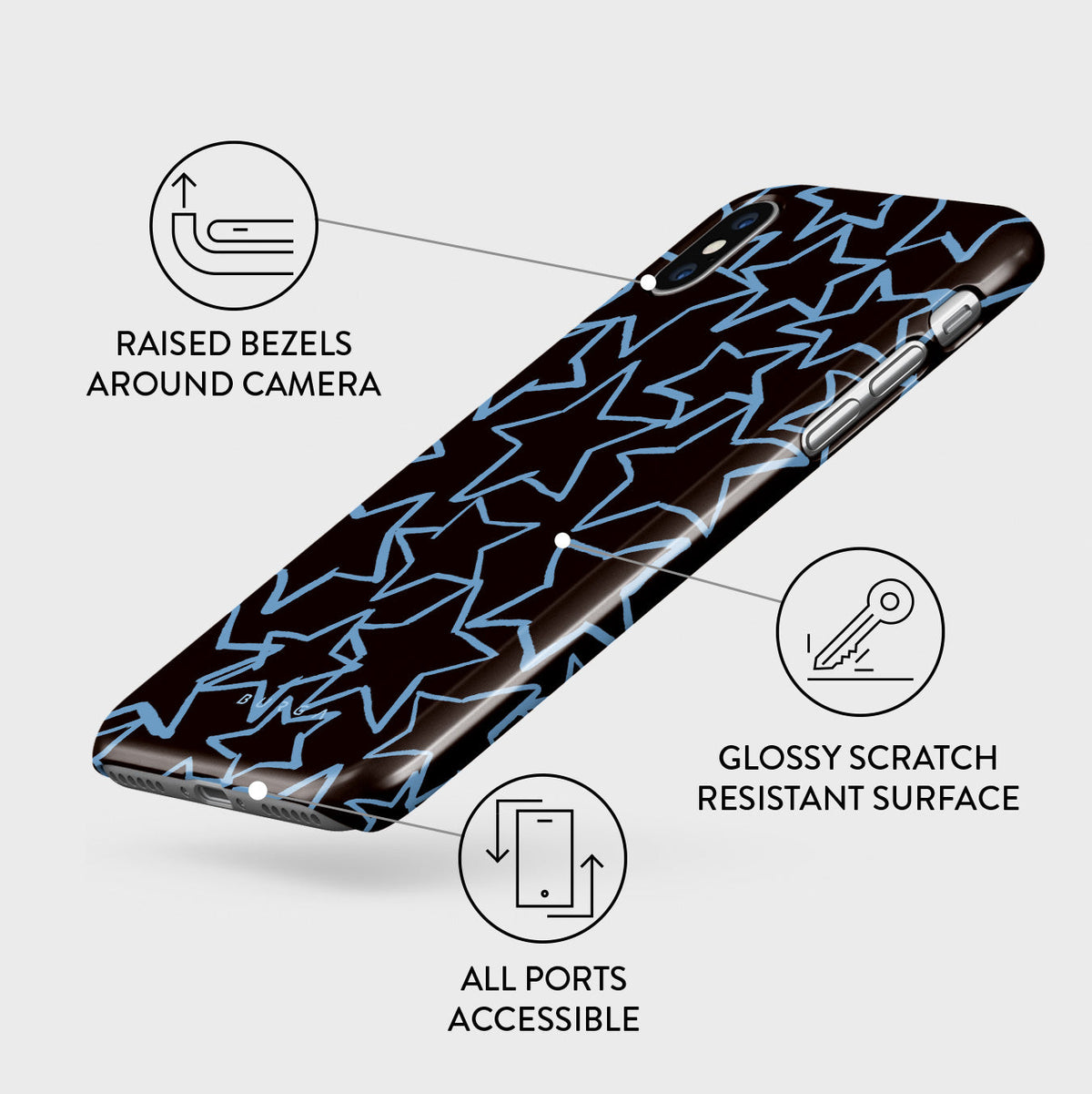 Stardust - Coque iPhone XS Max